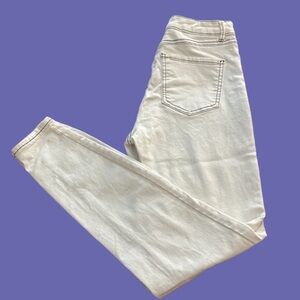 Women's White High Rise Sz 5 Jeggings